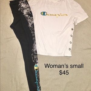 Champion outfit woman’s size small